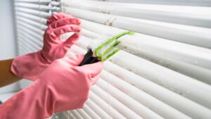 blind cleaning in michigan pink gloves with too cleaning blinds with precision